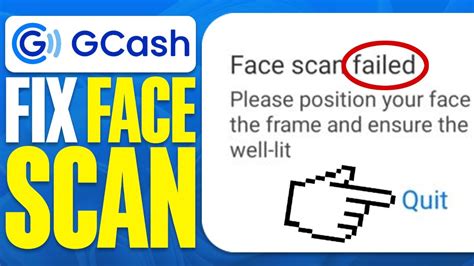 gcash face scan failed|How To Fix GCash App Face Scan Not Working (Full Guide).